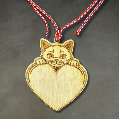 Персонализирана Мартеница за Котка