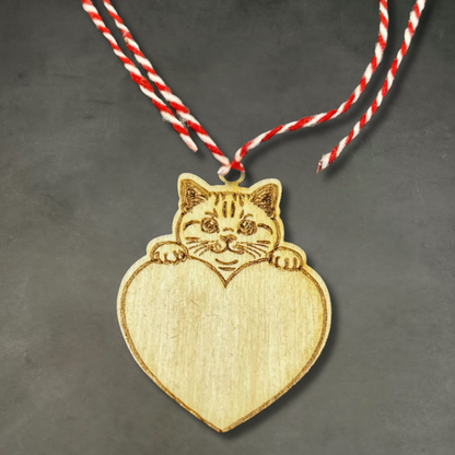 Персонализирана Мартеница за Котка