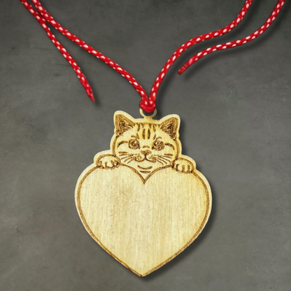 Персонализирана Мартеница за Котка