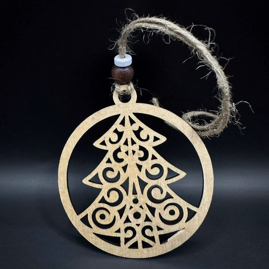 Елха - Дървена коледна украса