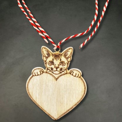 Персонализирана Мартеница за Котка