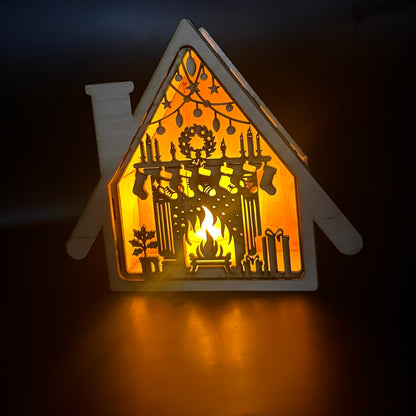 Топлина и уют пред коледната камина