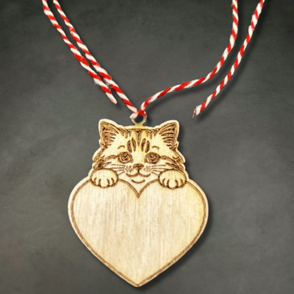 Персонализирана Мартеница за Котка