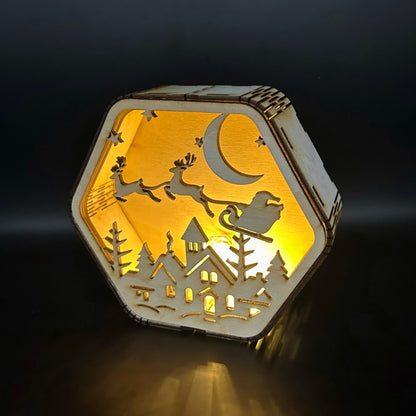 Полет над Град - Коледна дървена украса