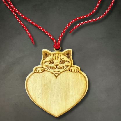 Персонализирана Мартеница за Котка