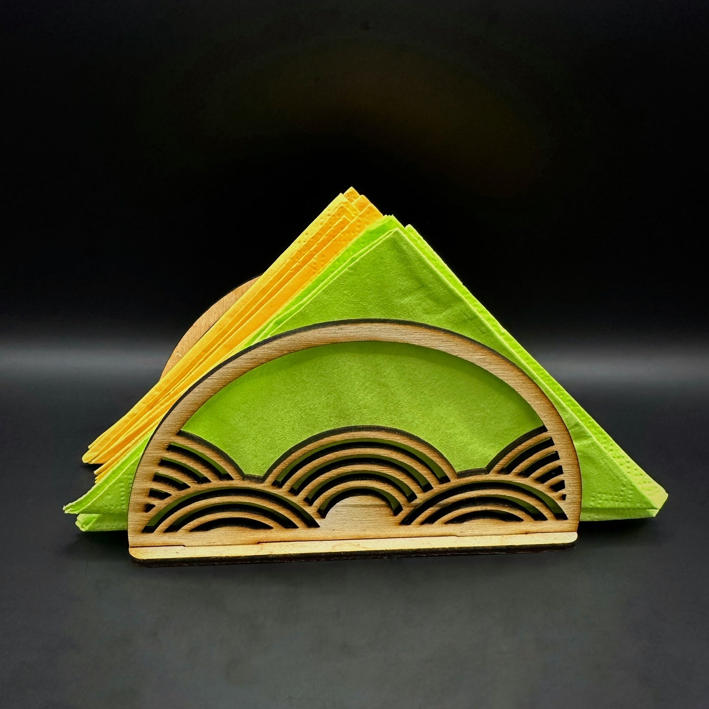 Дървен салфетник