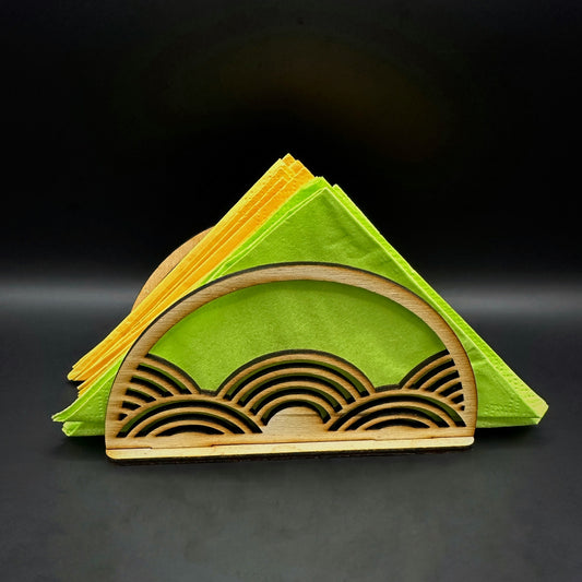 Дървен салфетник