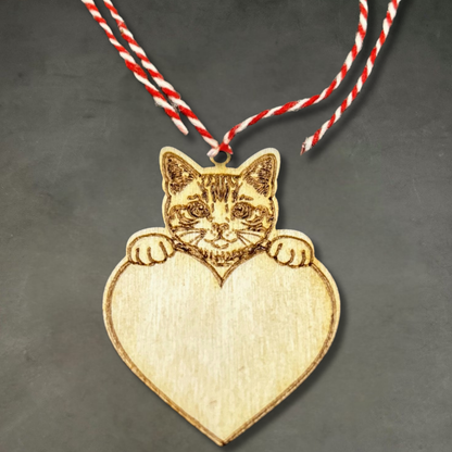 Персонализирана Мартеница за Котка