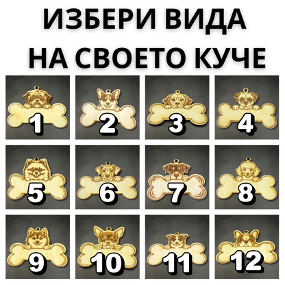 Персонализирана Мартеница за Куче