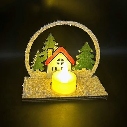 Зимна Къщичка – Коледен Свещник