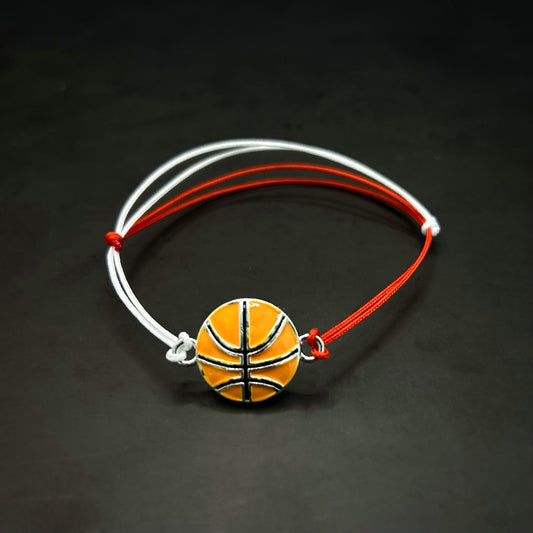 ръчно изработена мартеница с баскетболна топа