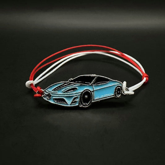 Детска мартеница със синя кола