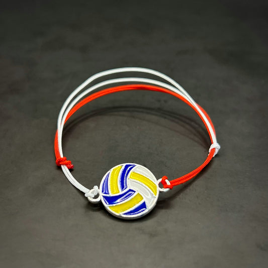 ръчно изработена мартеница с волейболна топка