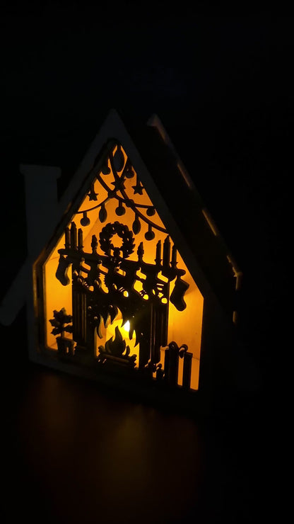 Топлина и уют пред коледната камина