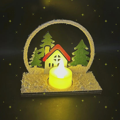 Зимна Къщичка – Коледен Свещник