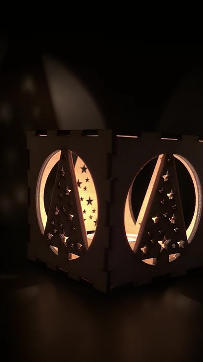 Елхова светлина - Коледен свещник