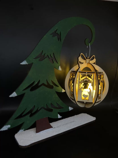 Елха „Зимна Светлинка“ със Свещ